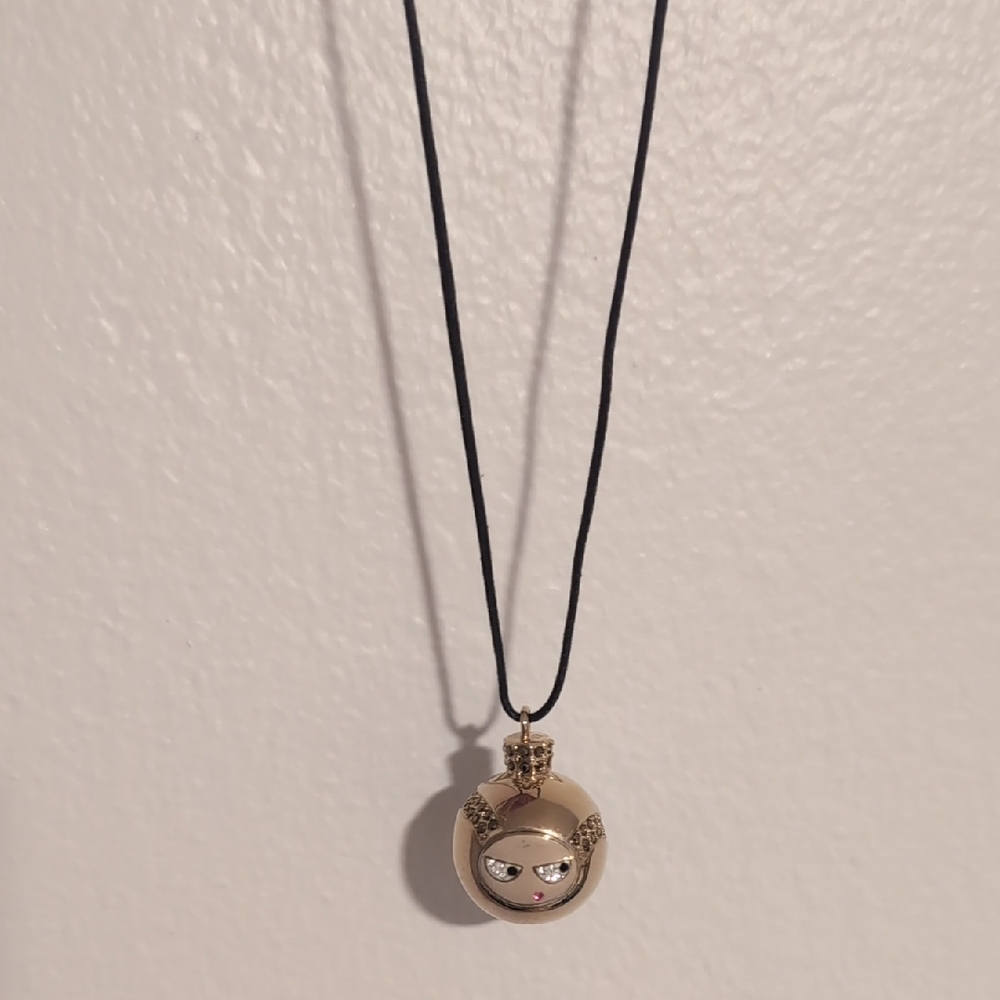 Gold Swarovski Pendant Necklace